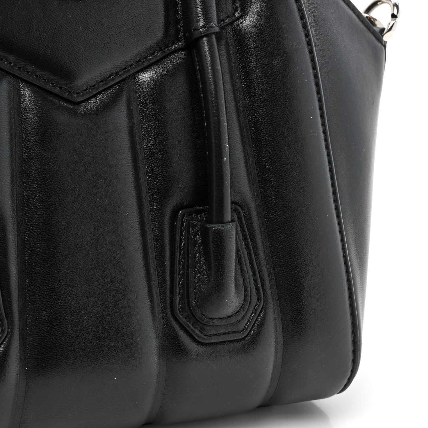 Givenchy Box Calfskin Padded Mini Lock Antigona Shoulder Bag Black 15 of 16