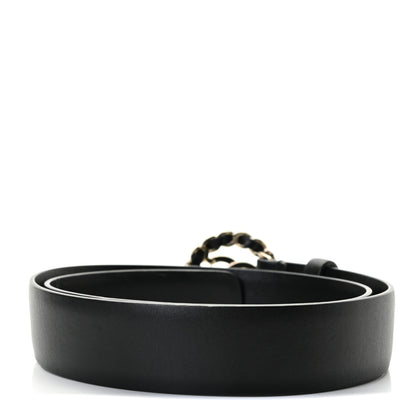 Chanel Calfskin CC Chain Belt 70 28 Black 4 of 8