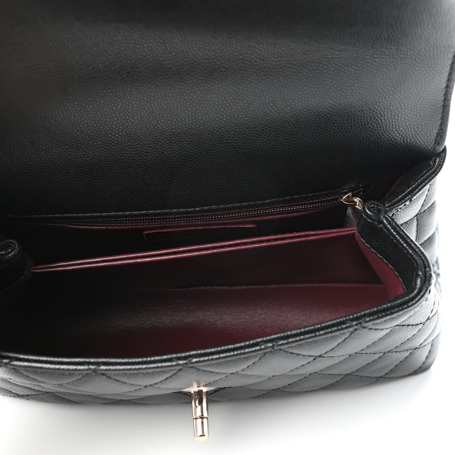Chanel Caviar Quilted Mini Coco Handle Flap Black 5 of 9