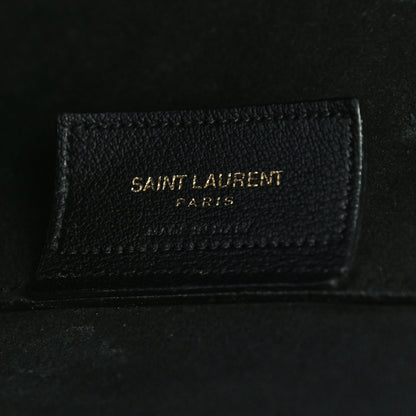 Saint Laurent Calfskin Large Shopping Tote Black 6 of 15