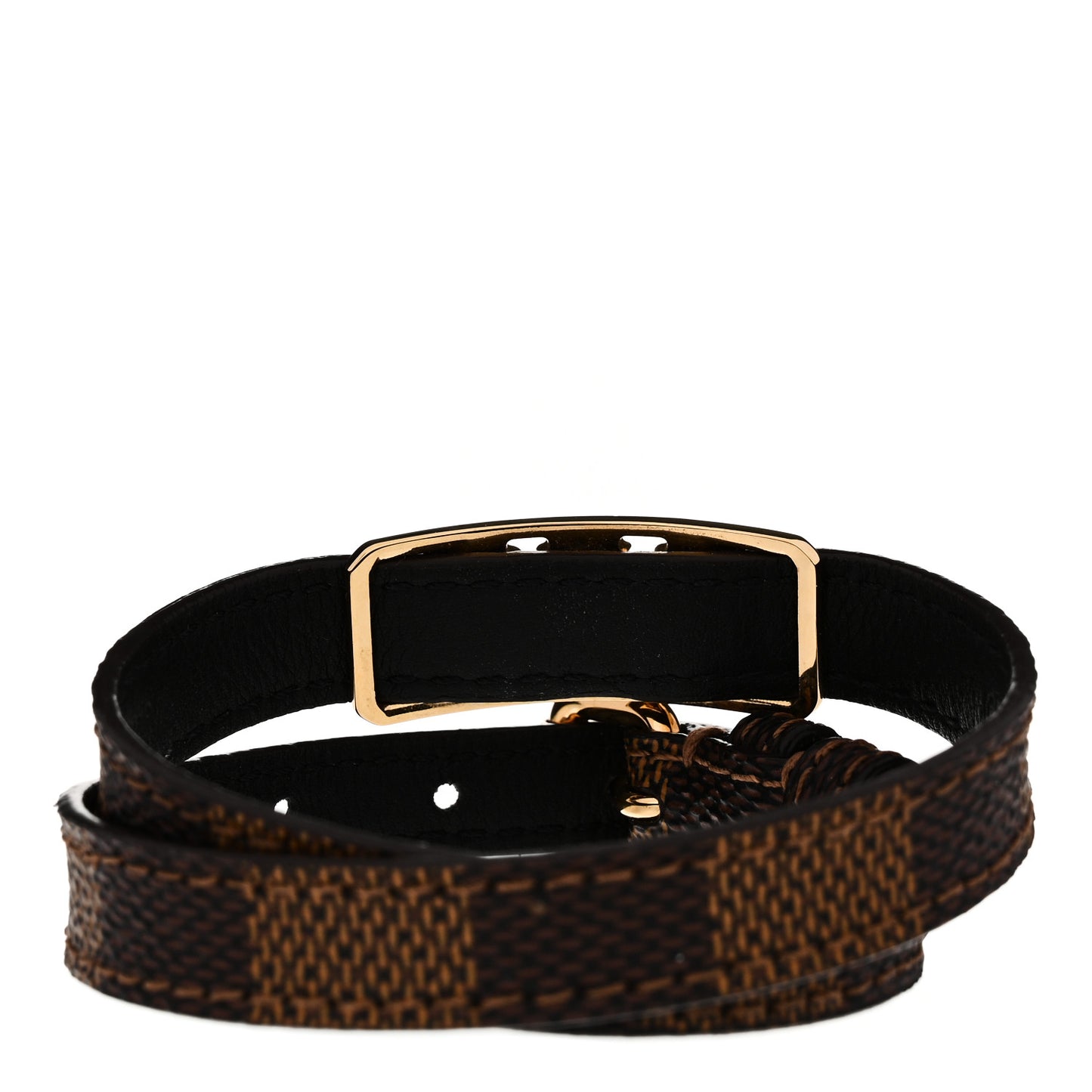 Damier Ebene Sign It Bracelet