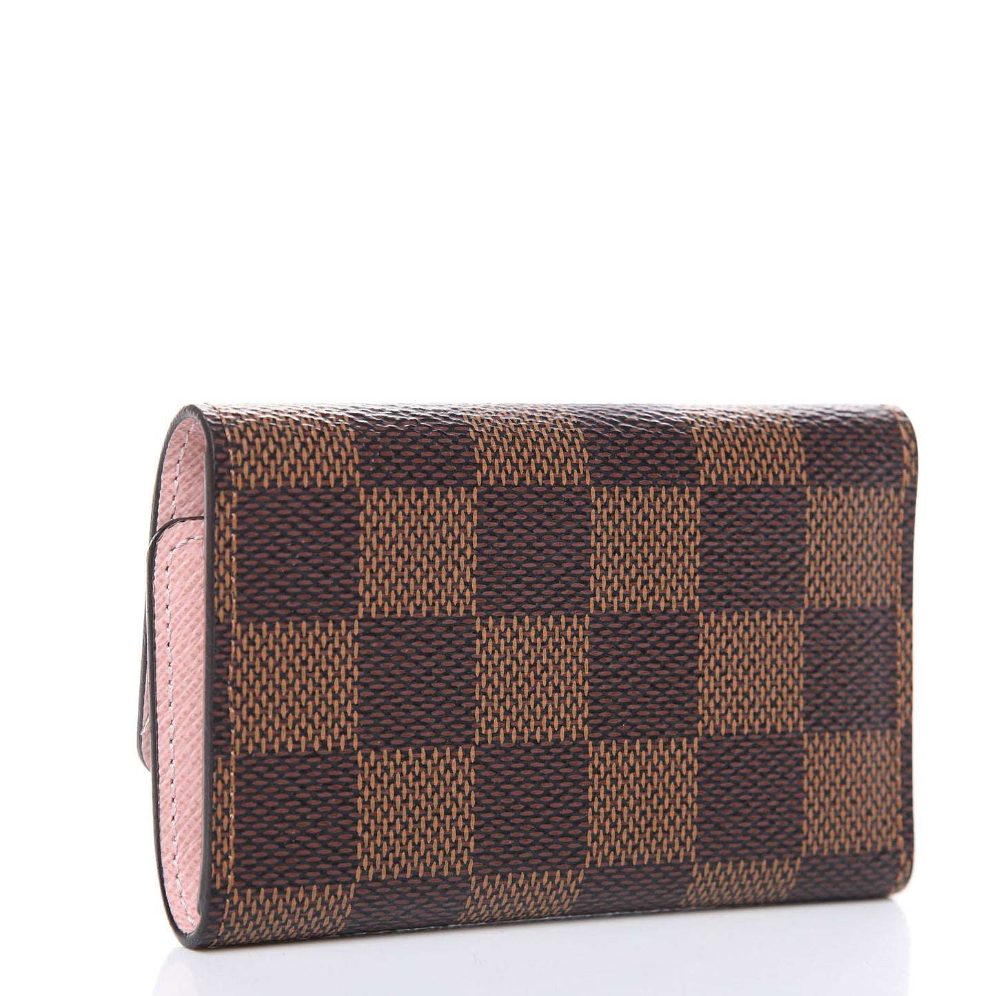 Damier Ebene Multicles 6 Key Holder Rose Ballerine