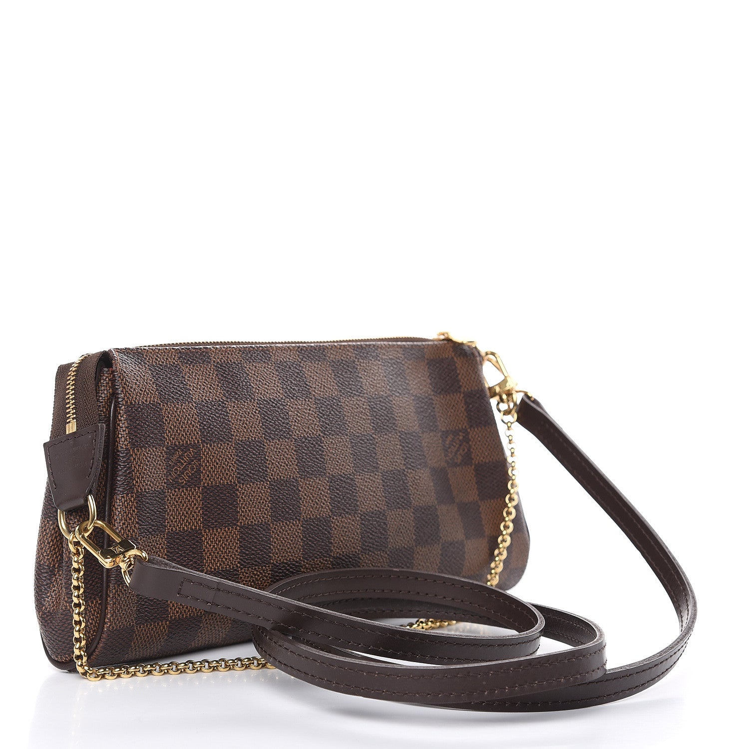 Louis Vuitton Damier Ebene Eva Clutch 3 of 11