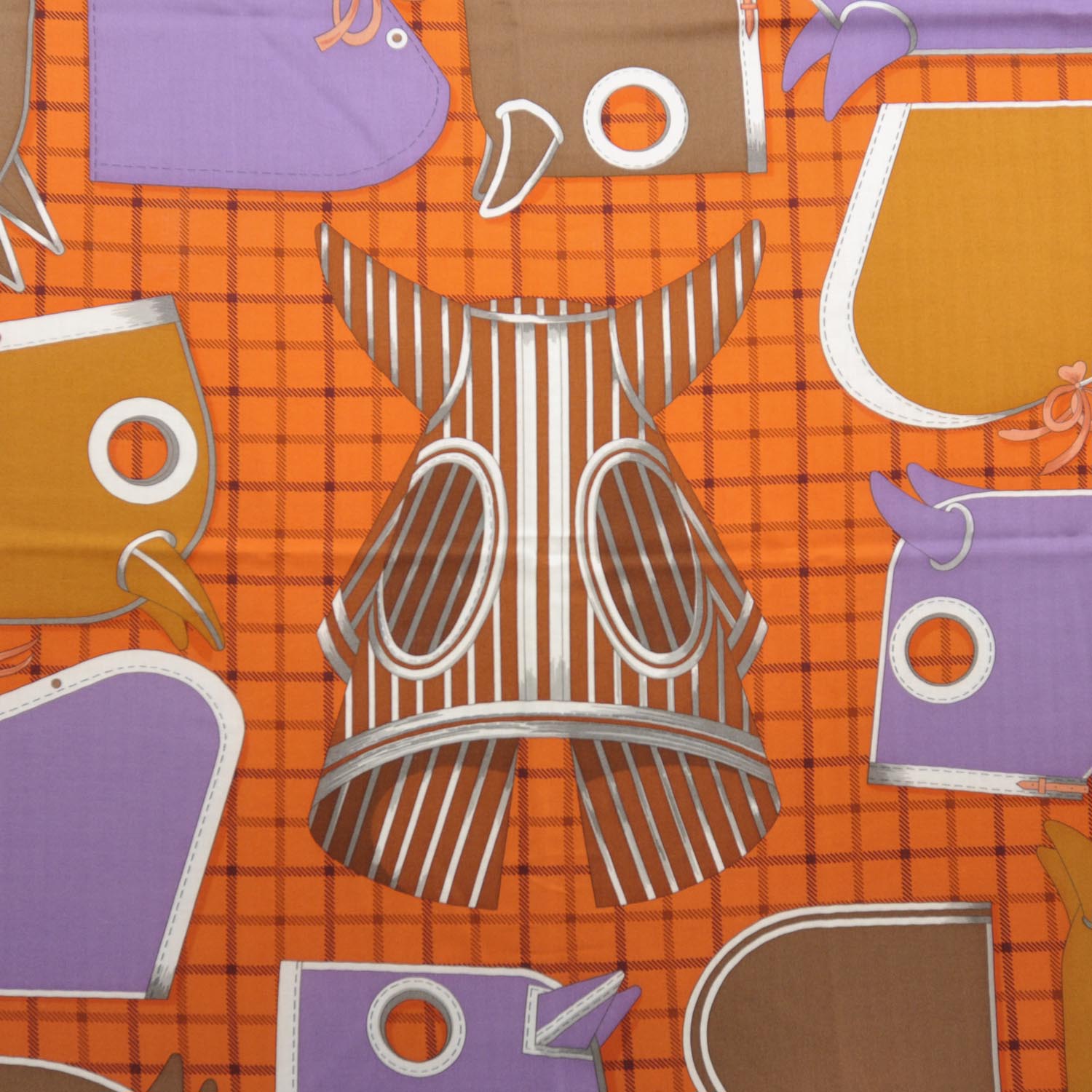 Hermes Cashmere Silk Camails Shawl 140 1 of 6