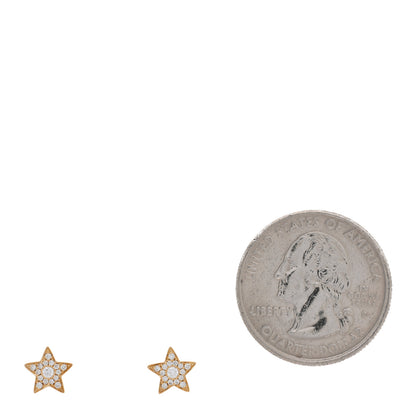 Anita Ko 18K Yellow Gold Diamond Small Star Stud Earrings 2 of 5