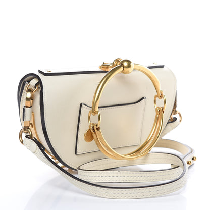 Chloe Calfskin Small Nile Bracelet Minaudiere Bag Off White 3 of 12