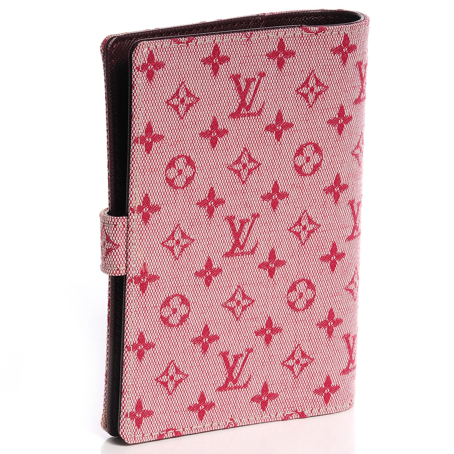 Mini Monogram Small Ring Agenda Cover Cherry