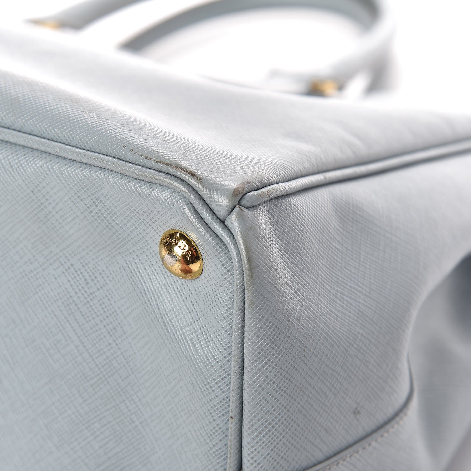 Prada Saffiano Medium Galleria Double Zip Tote Lago 13 of 17
