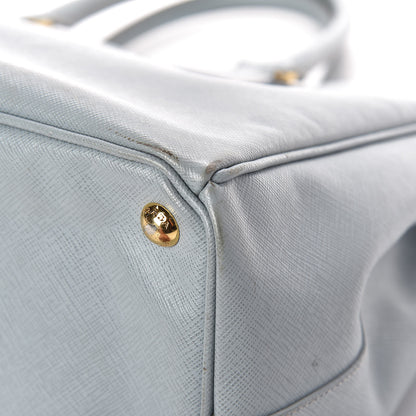 Prada Saffiano Medium Galleria Double Zip Tote Lago 13 of 17