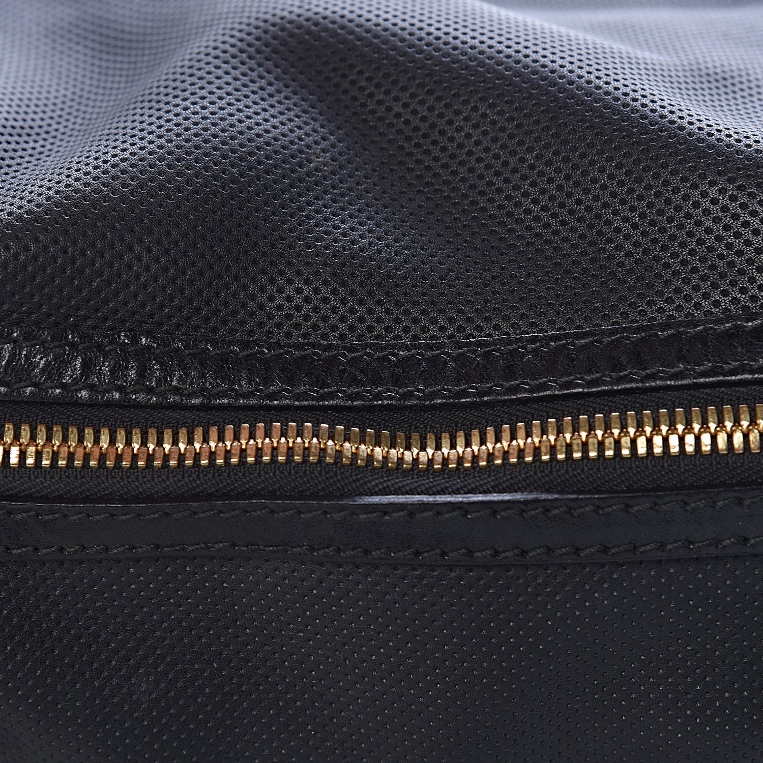Burberry Calfskin Perforated Ellers Satchel Black 8 of 31