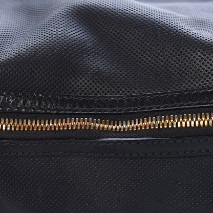 Burberry Calfskin Perforated Ellers Satchel Black 8 of 31