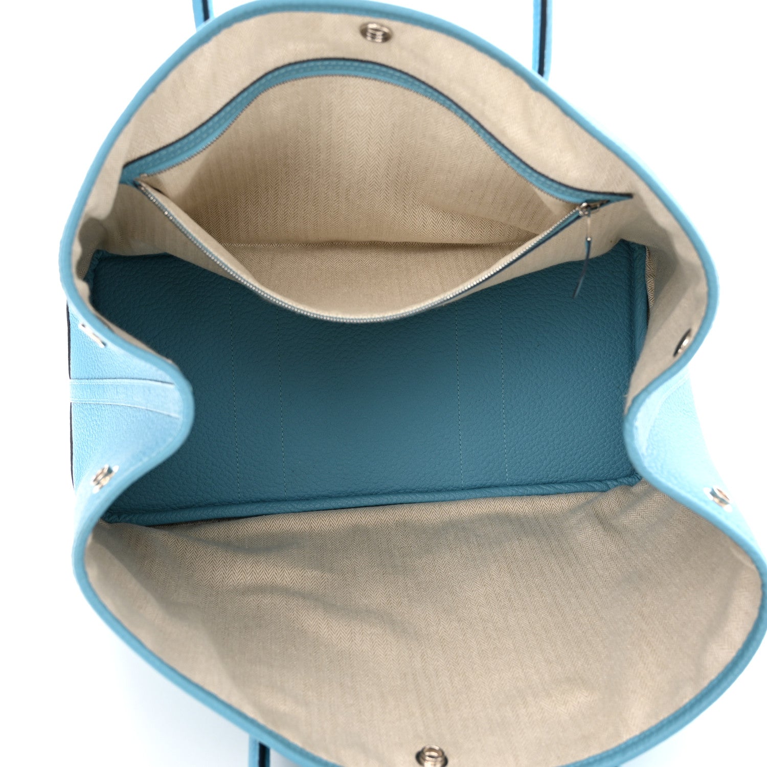 Hermes Vache Country Garden Party 36 MM Bleu Du Nord 5 of 11