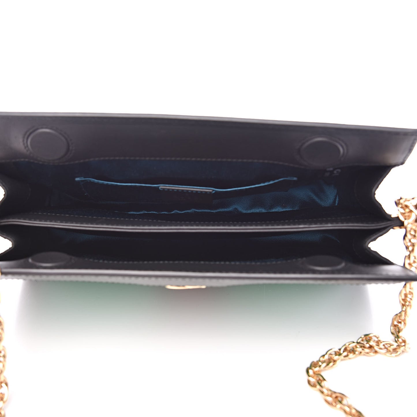 Suede Patent Web Small Ophidia Chain Shoulder Bag New Shamarock Black