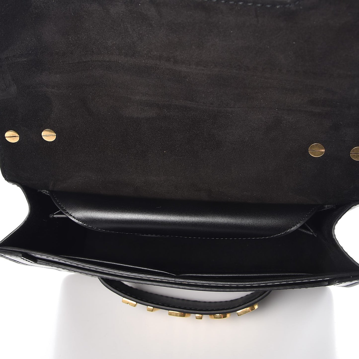 Calfskin J'Adior Chain Flap Bag Black