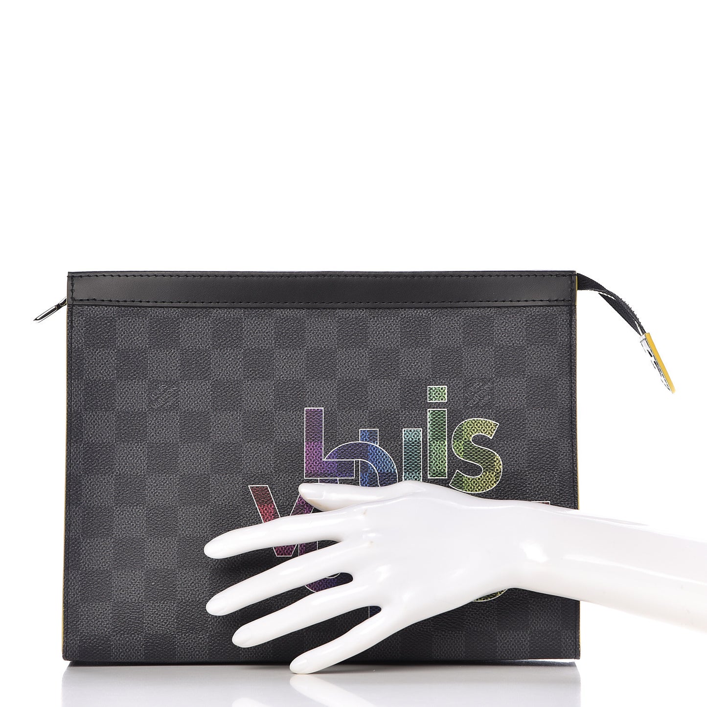 Damier Graphite Pochette Voyage MM Yellow