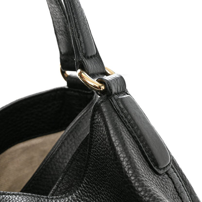 Gucci Pebbled Calfskin Large Soho Shoulder Bag Black 12 of 15
