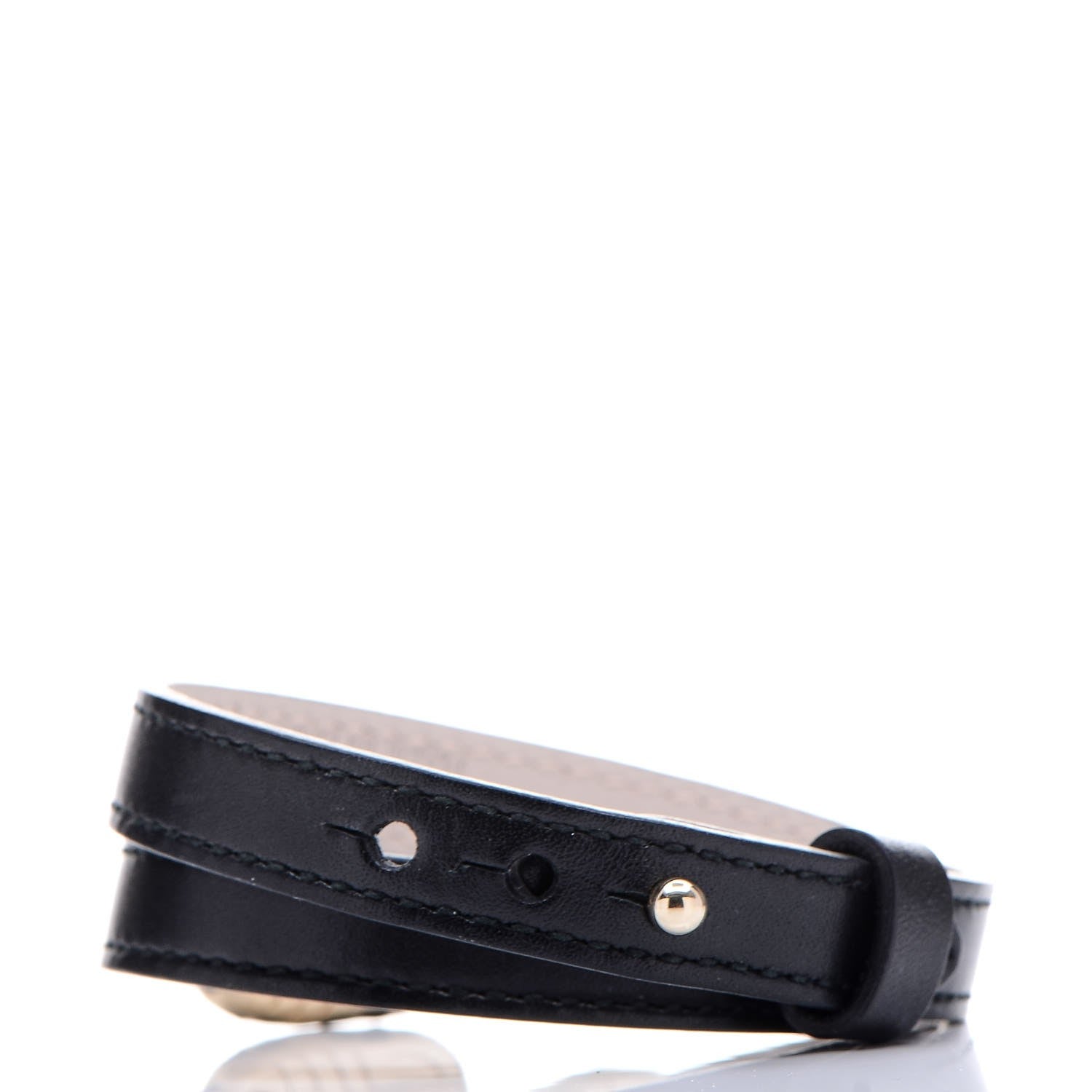 Bulgari Calfskin Serpenti Forever Multi Coiled Bracelet S Black 3 of 6