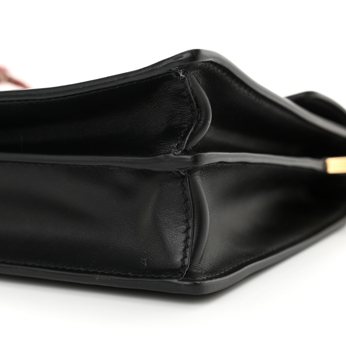Calfskin Soft Sound Charms Shoulder Bag Black