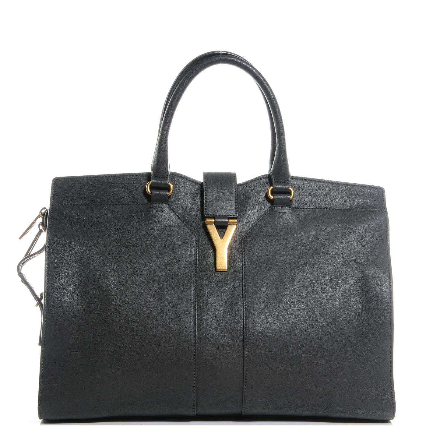 Leather Large Cabas Chyc Grey