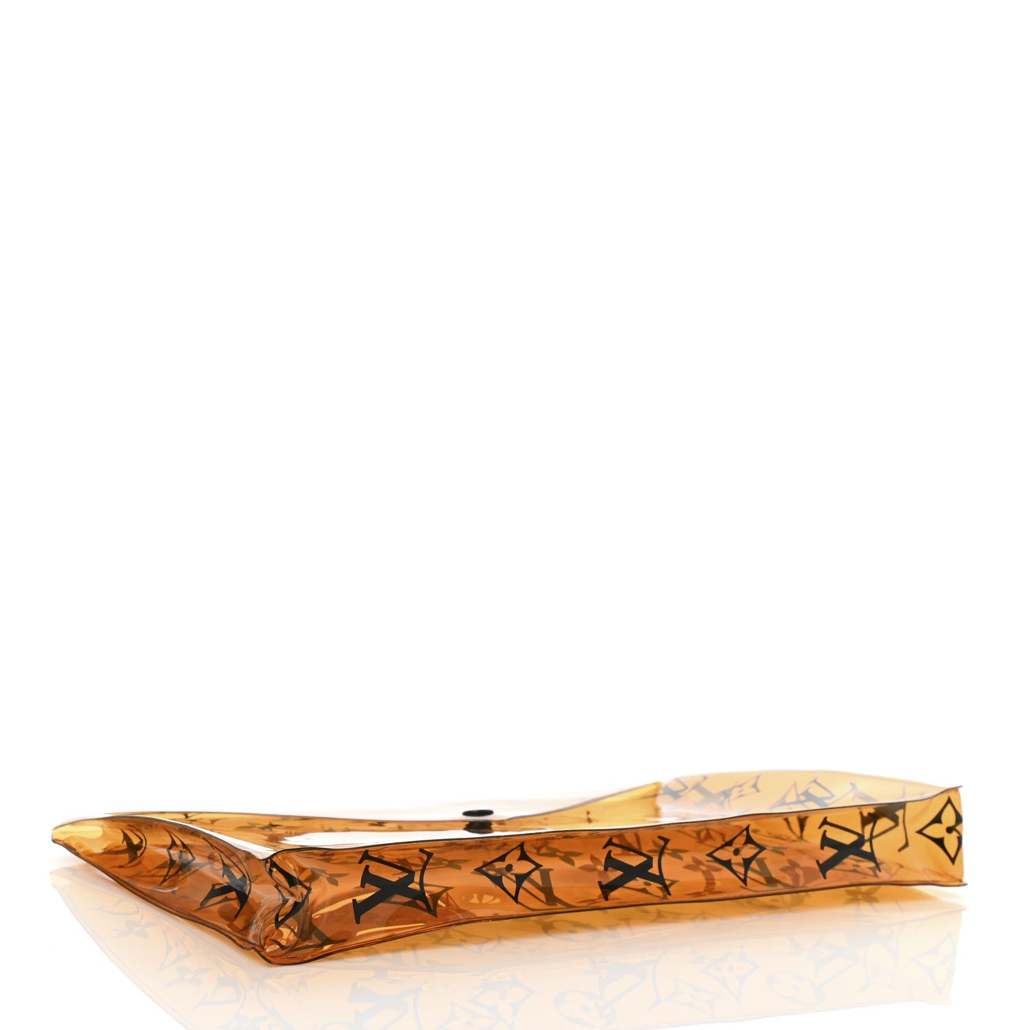 Louis Vuitton PVC Monogram Printed Envelope Pouch Orange 4 of 7
