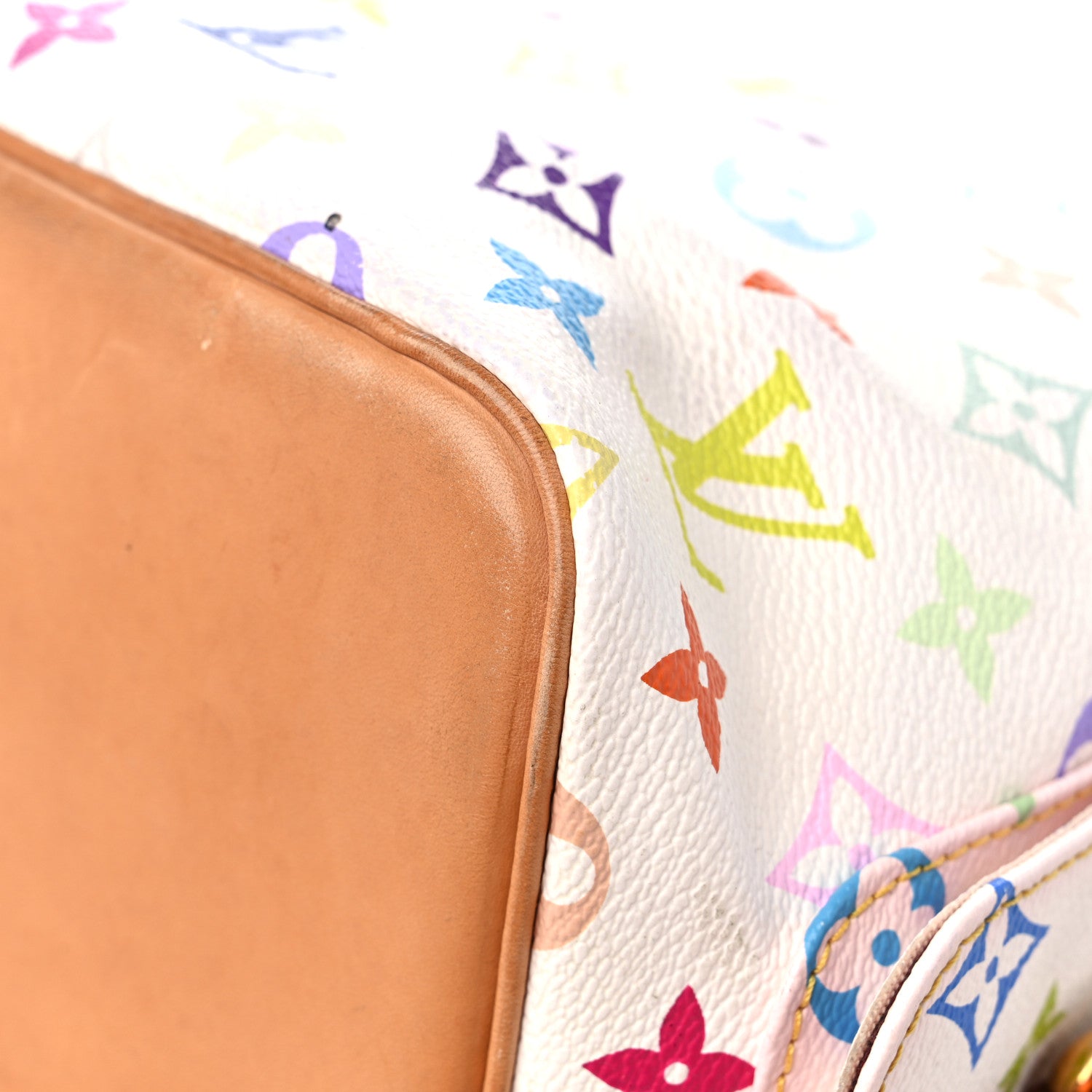 Louis Vuitton Monogram Multicolor Petit Noe White 9 of 22