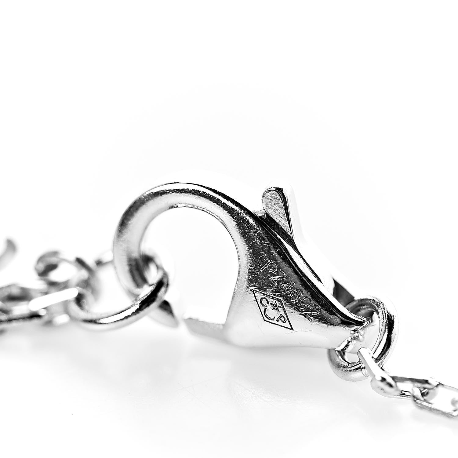 Cartier 18K White Gold Diamond SM D'Amour Bracelet 4 of 5