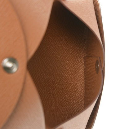 Hermes Epsom Calvi Card Case Gold 6 of 6