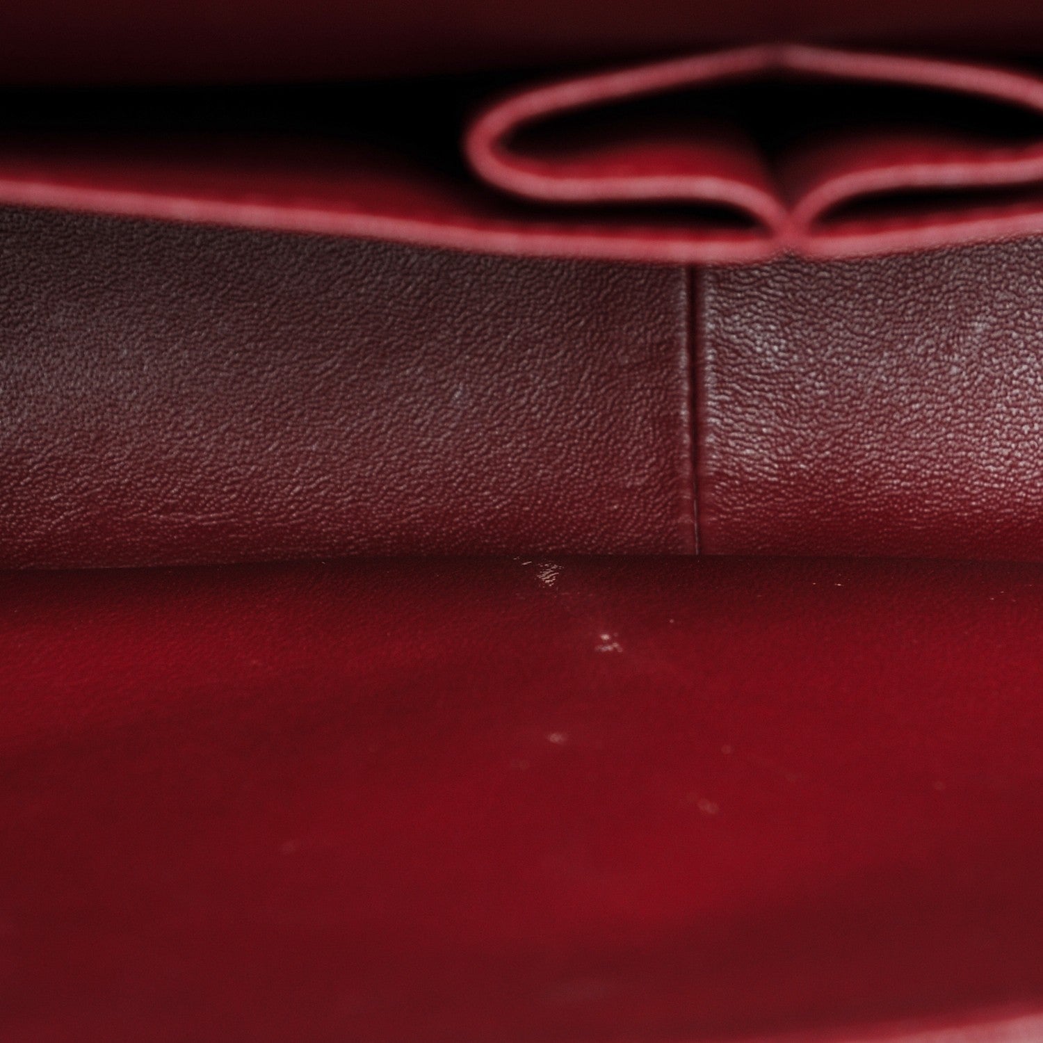 Chanel Caviar Quilted Jumbo Double Flap Burgundy 10 of 10