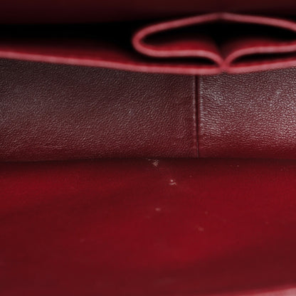 Chanel Caviar Quilted Jumbo Double Flap Burgundy 10 of 10