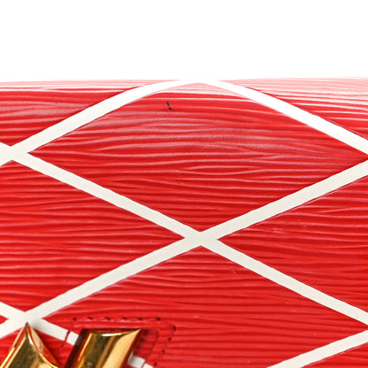 Louis Vuitton Epi Malletage Twist Shoulder Bag PM Rouge 10 of 13