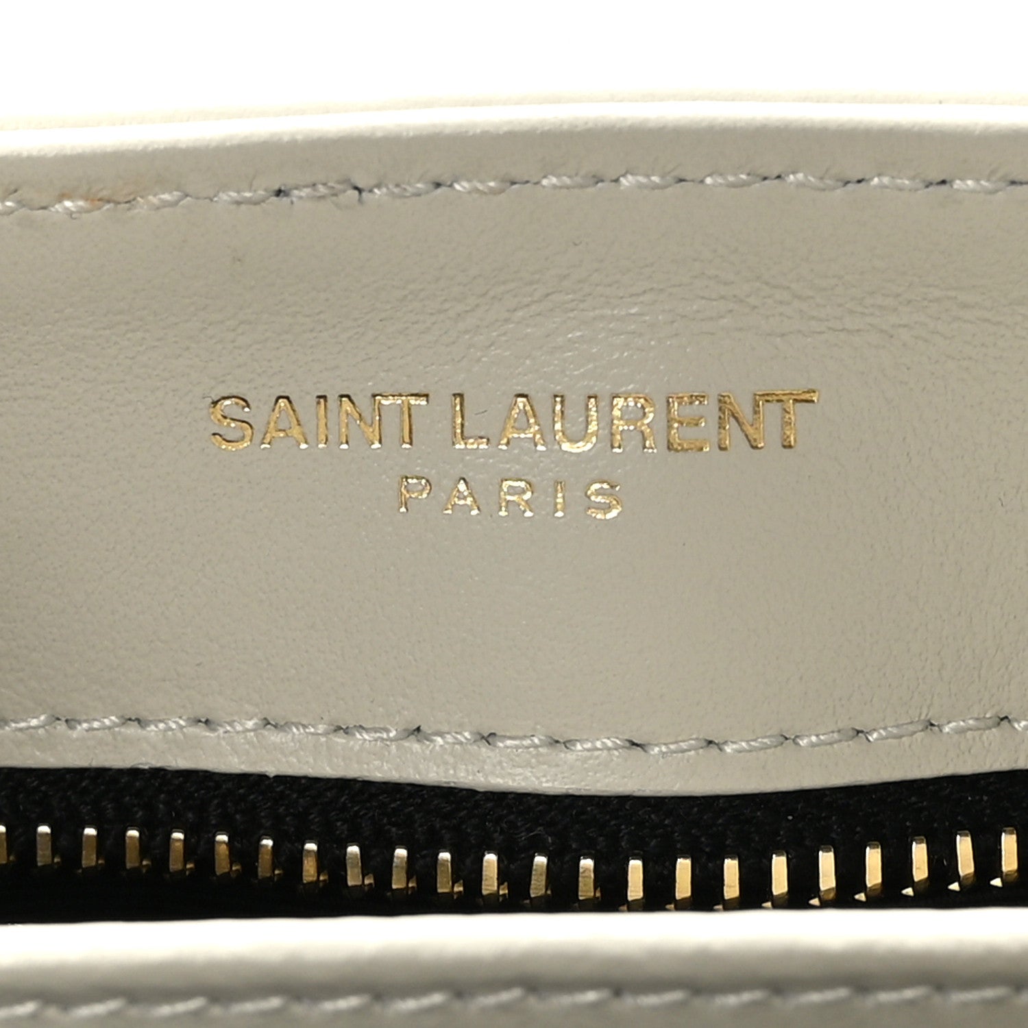 Saint Laurent Calfskin Y Quilted Monogram Toy Loulou Crossbody Bag Crema Soft 6 of 11