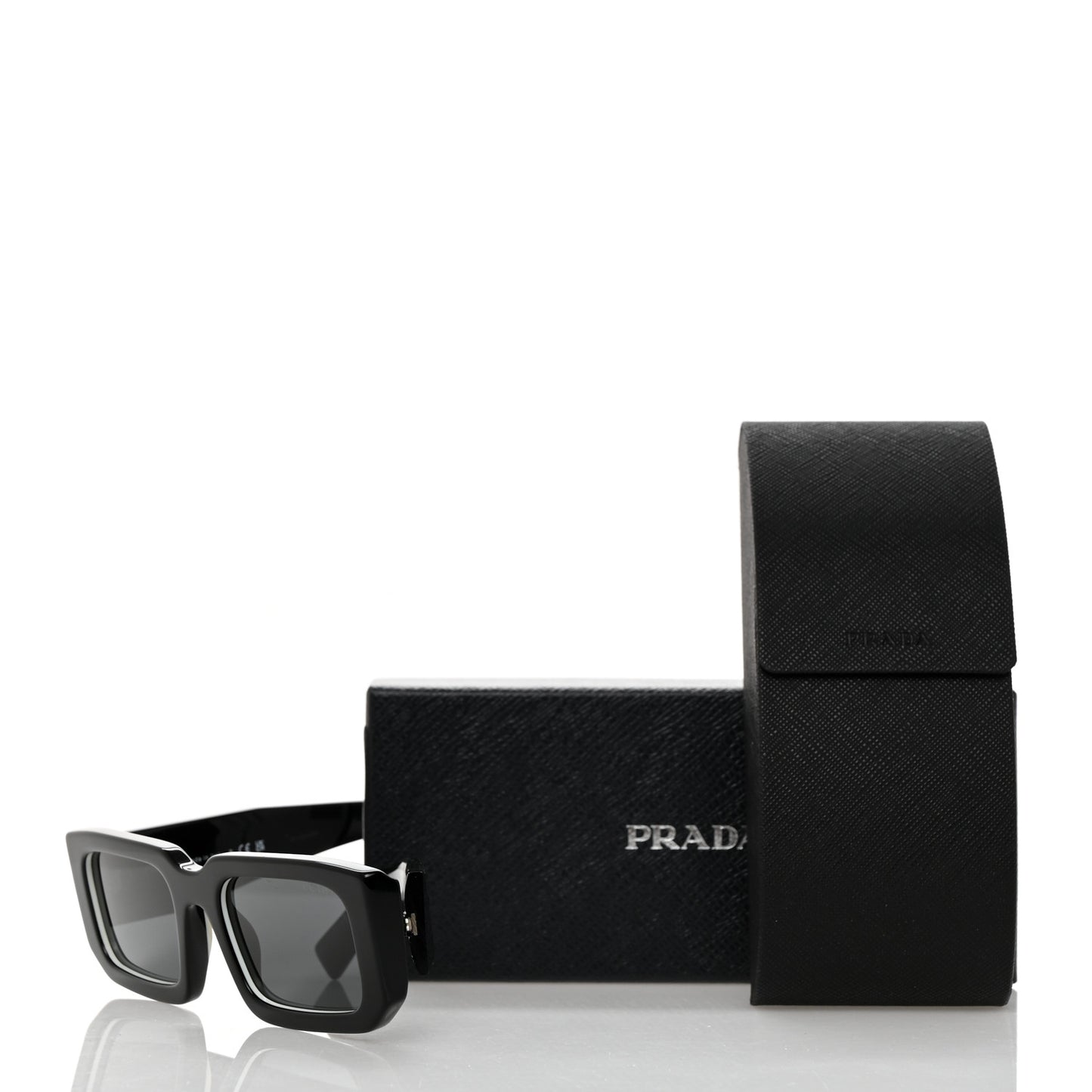 Acetate Symbole Sunglasses SPR 06Y Black Black