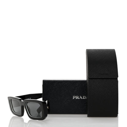 Prada Acetate Symbole Sunglasses SPR 06Y Black Black 8 of 8