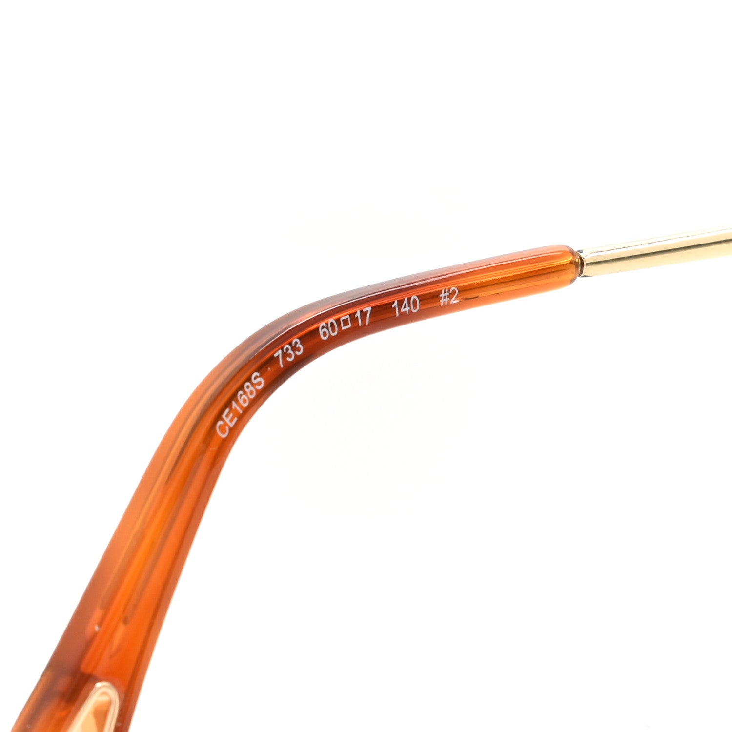 Chloe Oval Sunglasses CE168S Gold 6 of 6