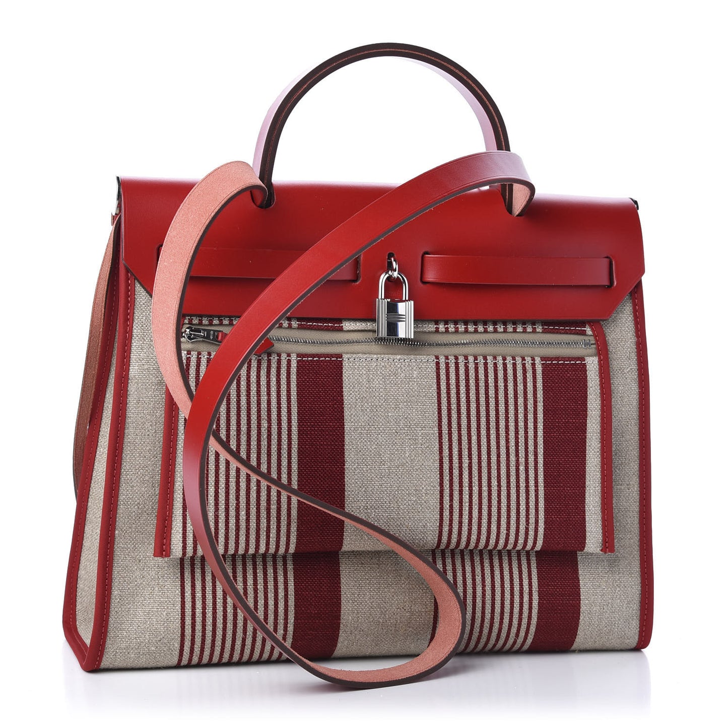 Vache Hunter Toile H Vibration Herbag Zip 31 PM Bordeaux Ficelle Rouge Piment