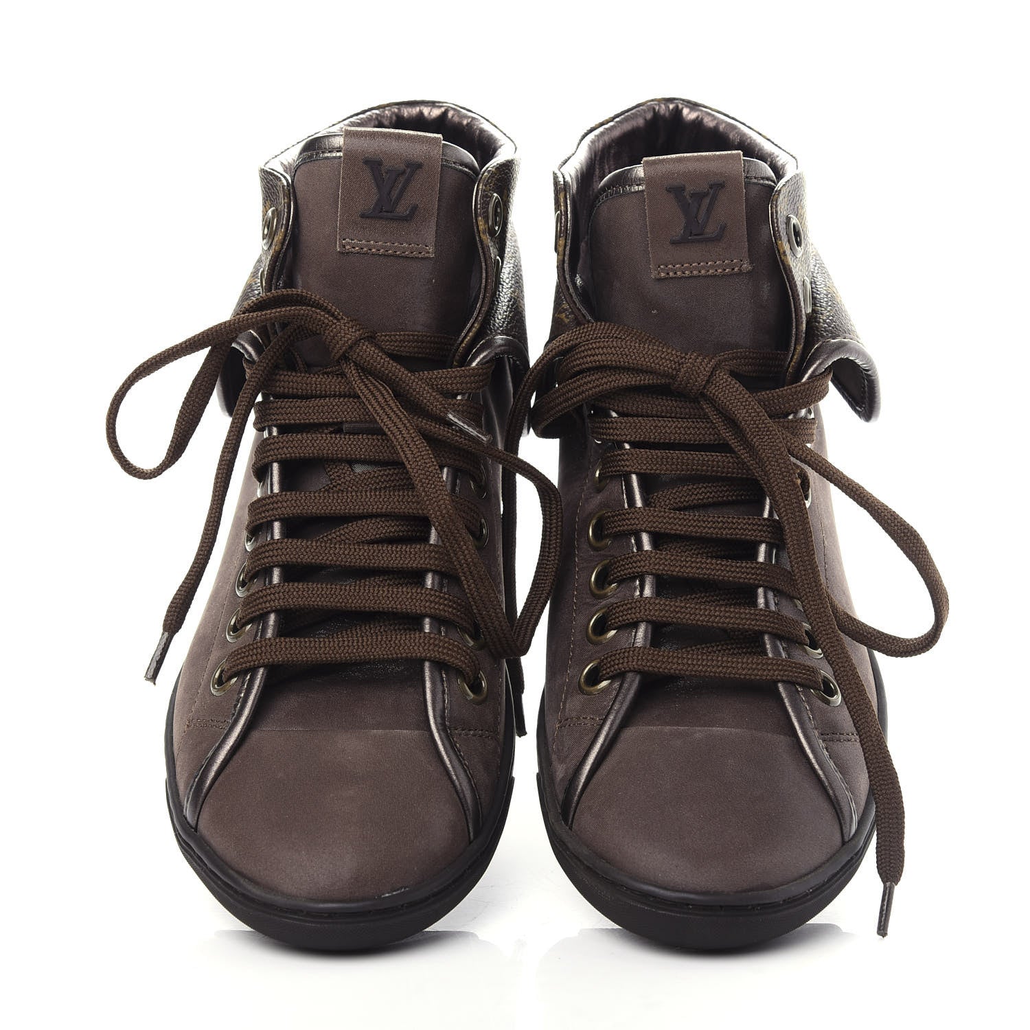 Louis Vuitton Calfskin Monogram Brea Sneaker 37 Brown 5 of 10