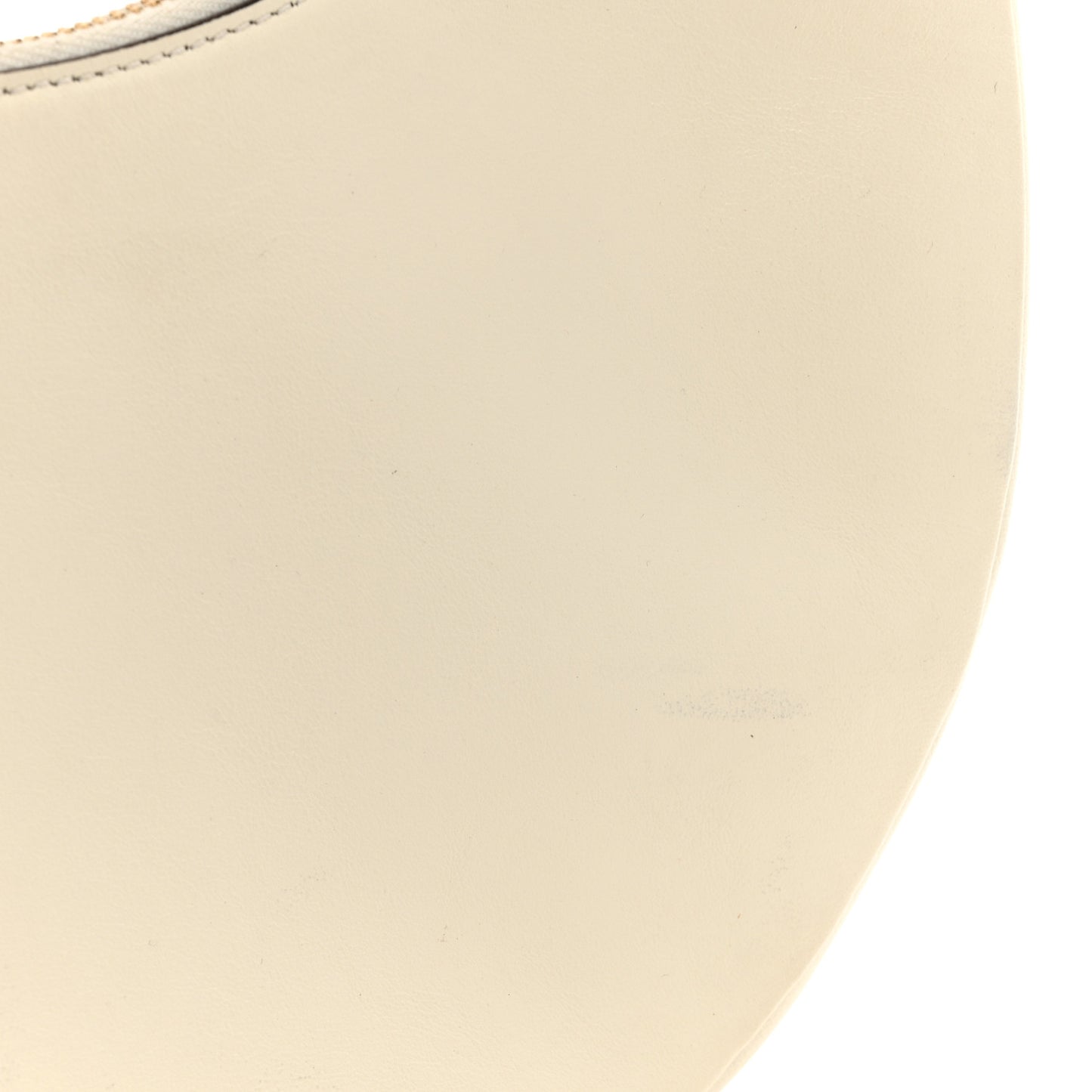 Vitello Grace Matte Small Fendigraphy Hobo Bag White Ice