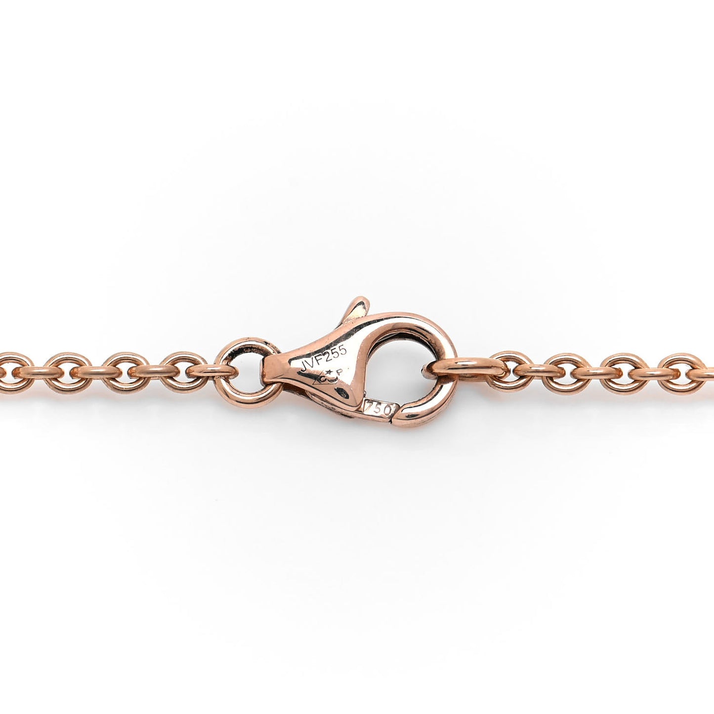 18K Pink Gold Interlocking LOVE Necklace