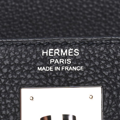 Hermes Togo Kelly Retourne 28 Black 6 of 9