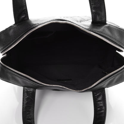 Chanel Caviar Quilted Bowler Black 5 of 11