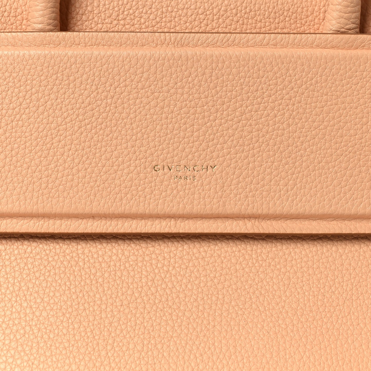 Grained Calfskin Mini Horizon Satchel Beige