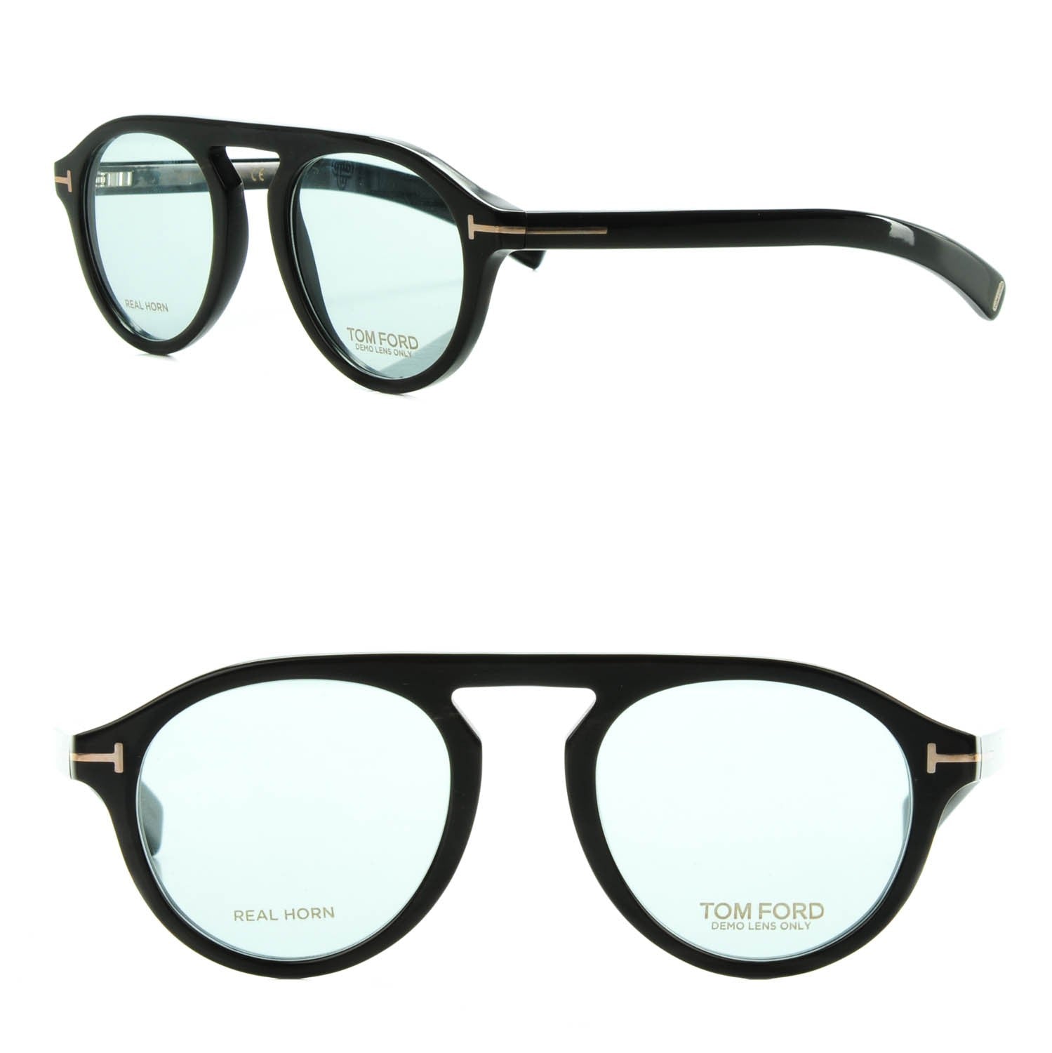 Tom Ford N.9 Bone Mens Sunglasses Polarized Black 1 of 7