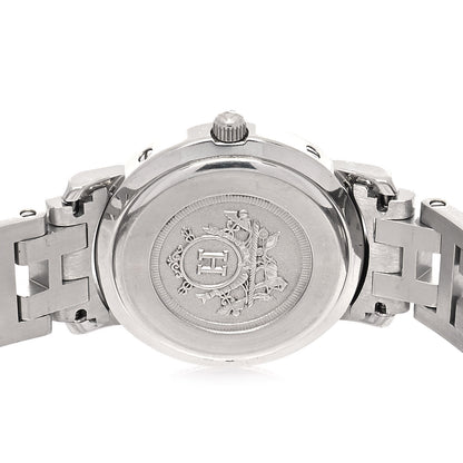 Hermes Stainless Steel 24mm Clipper Quartz Watch Black 4 of 4