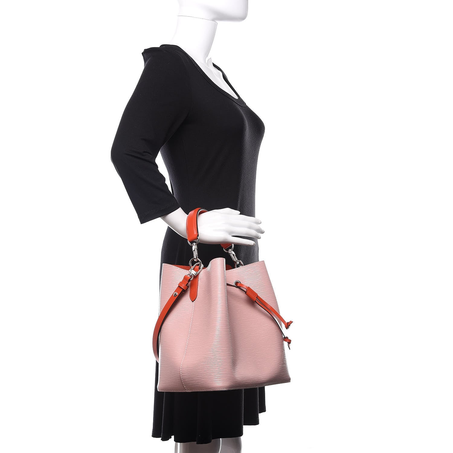 Louis Vuitton Epi NeoNoe Rose Ballerine Orange 2 of 11