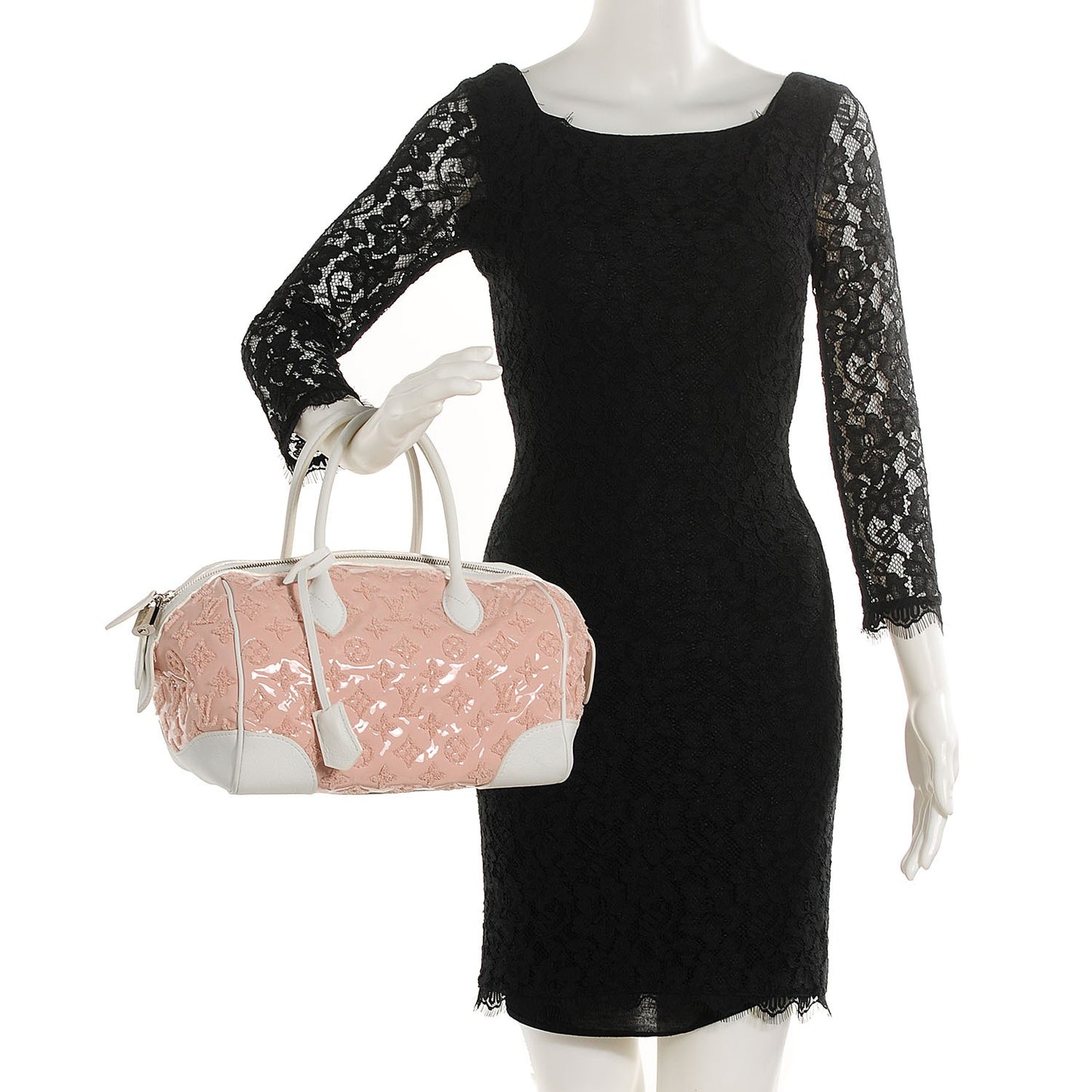 Monogram Bouclettes Speedy Round Rose