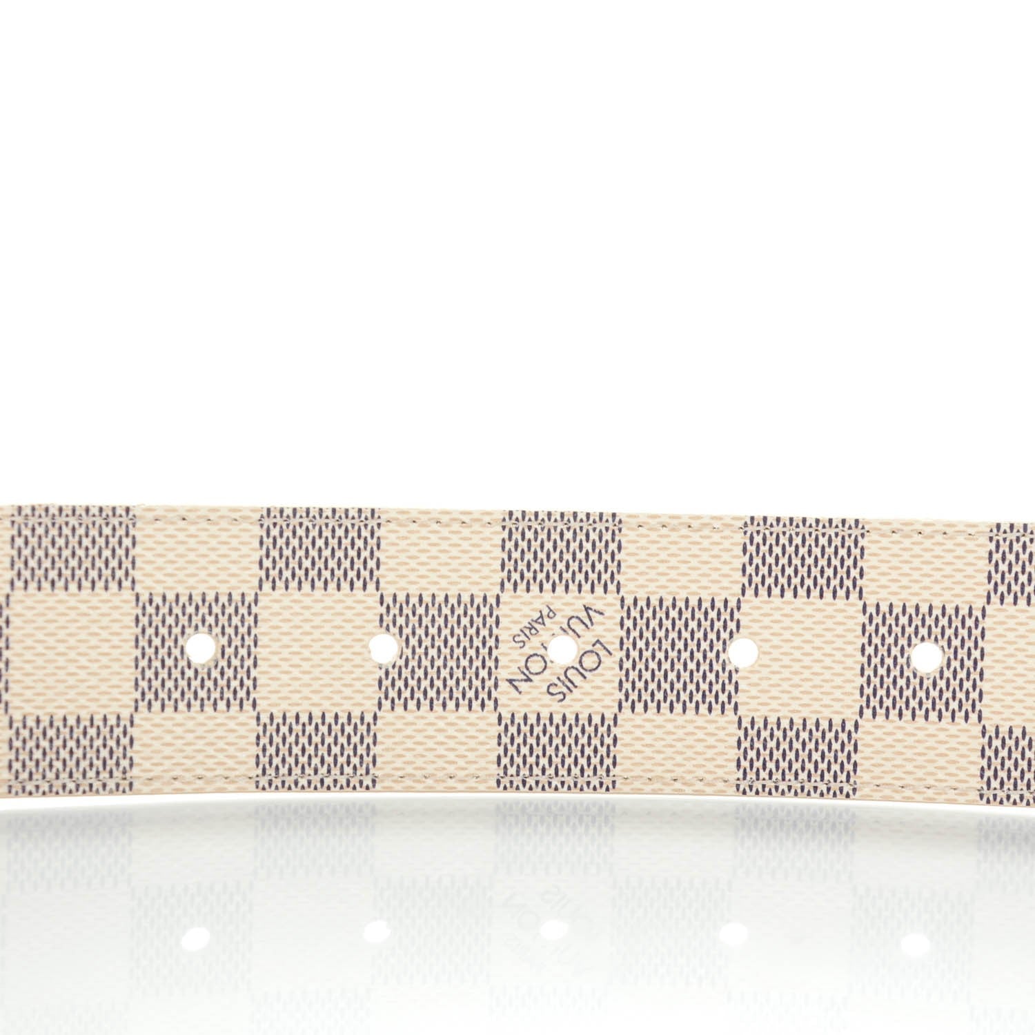 Louis Vuitton Damier Azur LV Initiales Belt 90 36 6 of 8