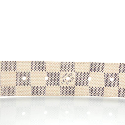Louis Vuitton Damier Azur LV Initiales Belt 90 36 6 of 8