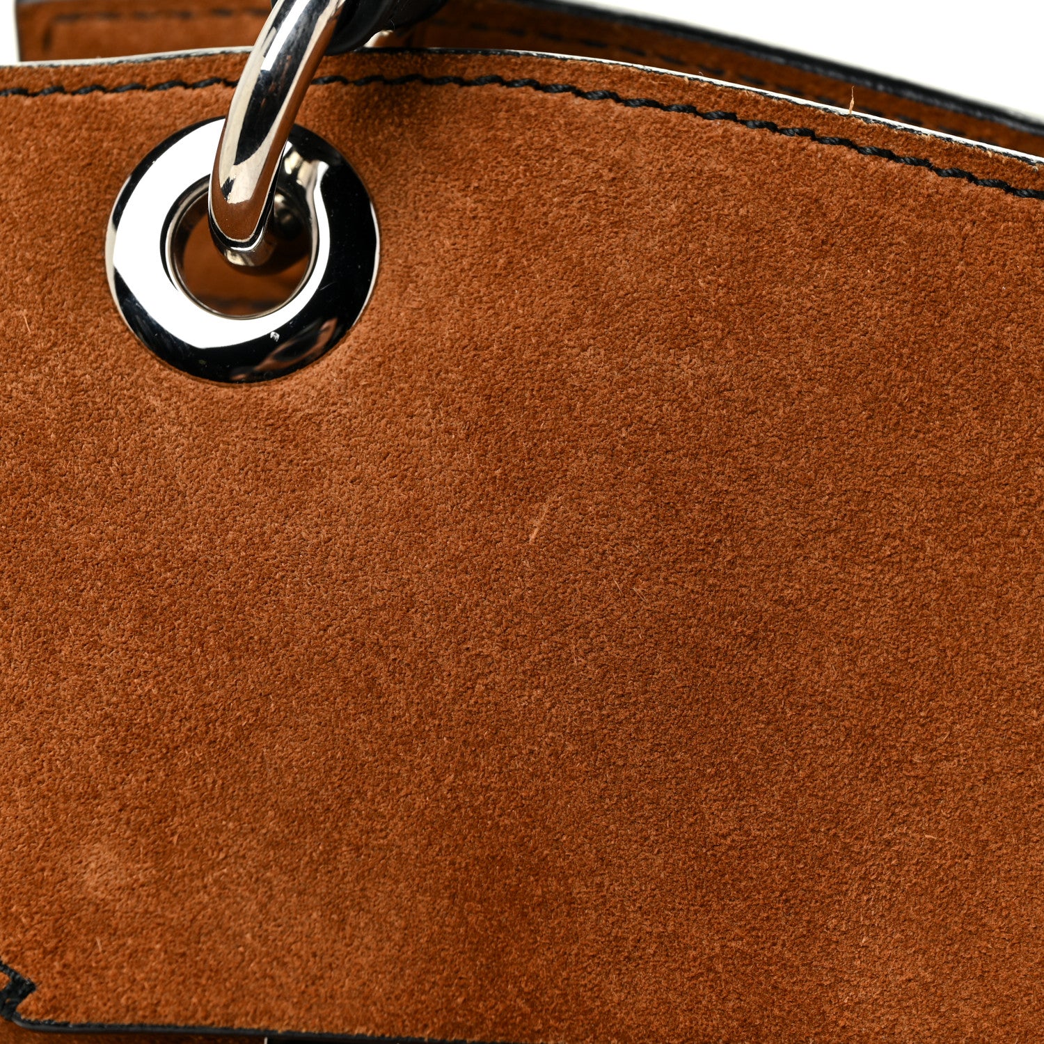 Proenza Schouler Suede Crochet Curl Satchel Wood 17 of 19
