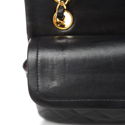 Chanel Lambskin Quilted Small Double Flap Black 13 of 15