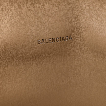 Balenciaga Crushed Calfskin Quilted Large Crush Chain Bag Light Brown 6 of 9